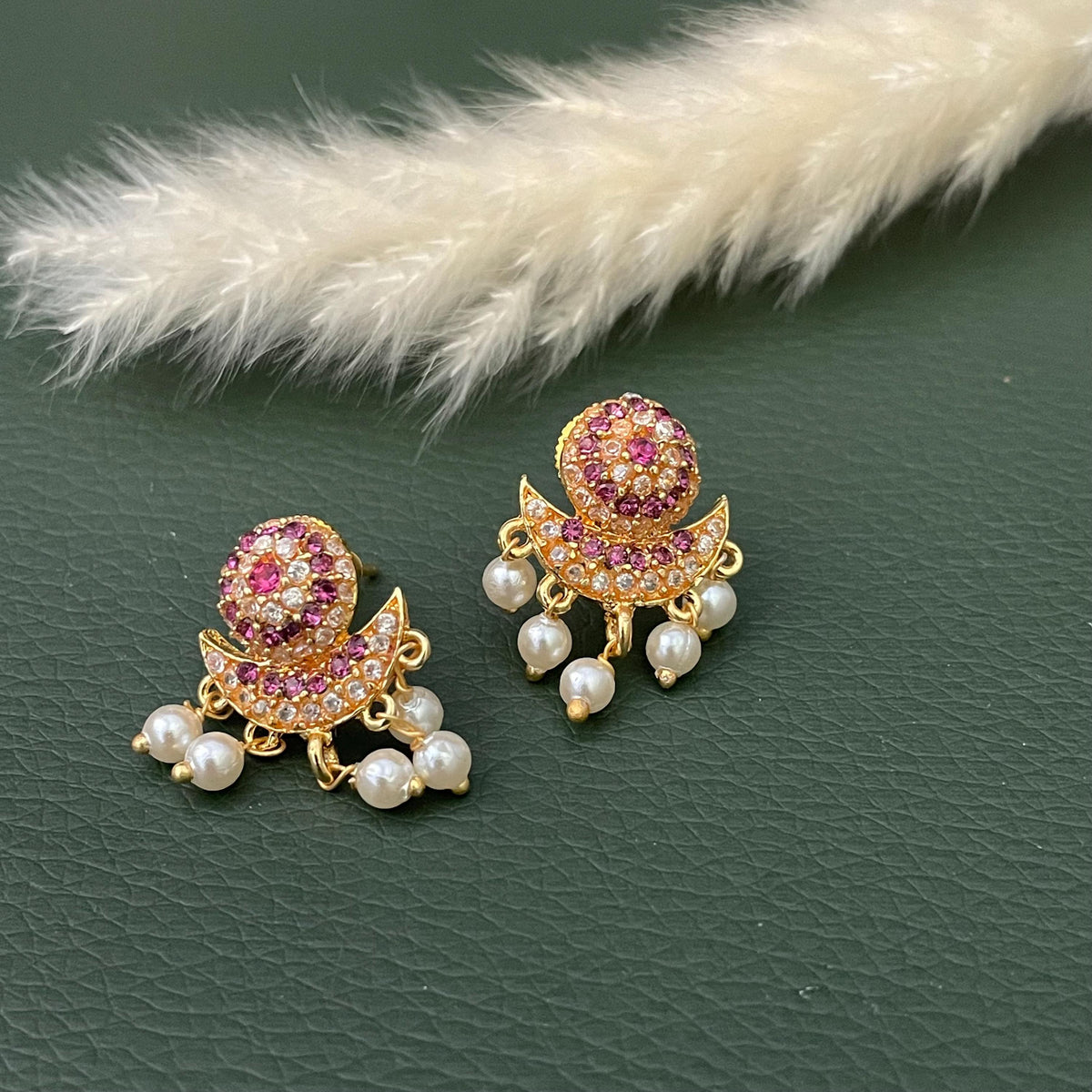 Maharashtrian moti small pearl neckpiece set