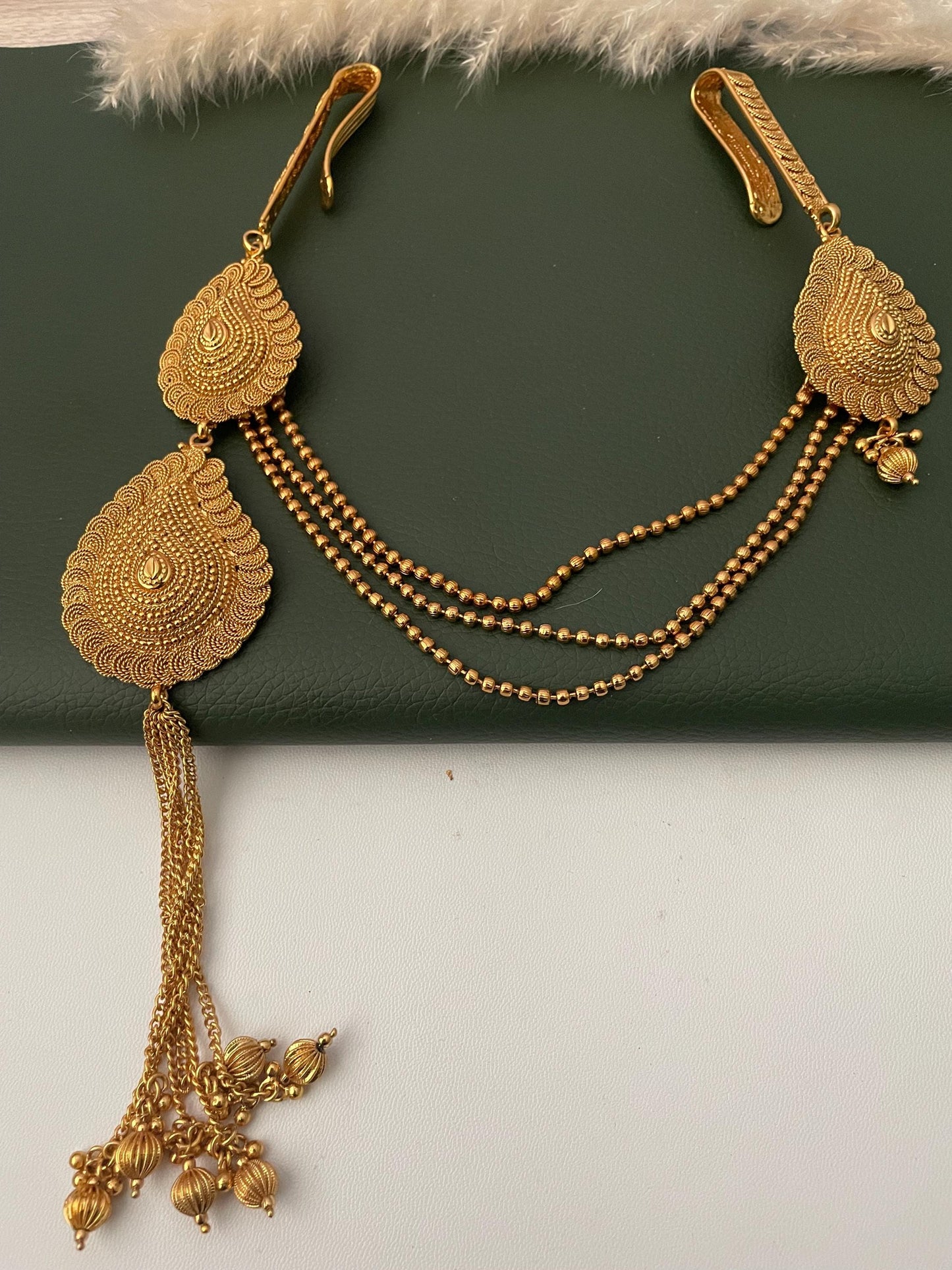 Gold Plated Challa Jhuda key ring