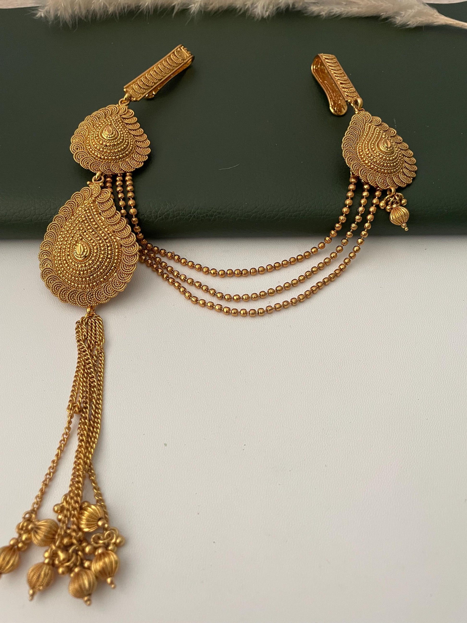 Gold Plated Challa Jhuda key ring