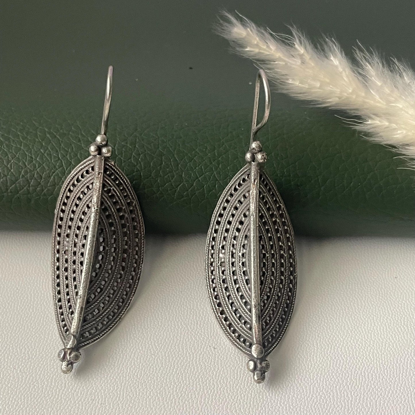 Black Oxidised danglers