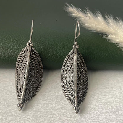 Black Oxidised danglers