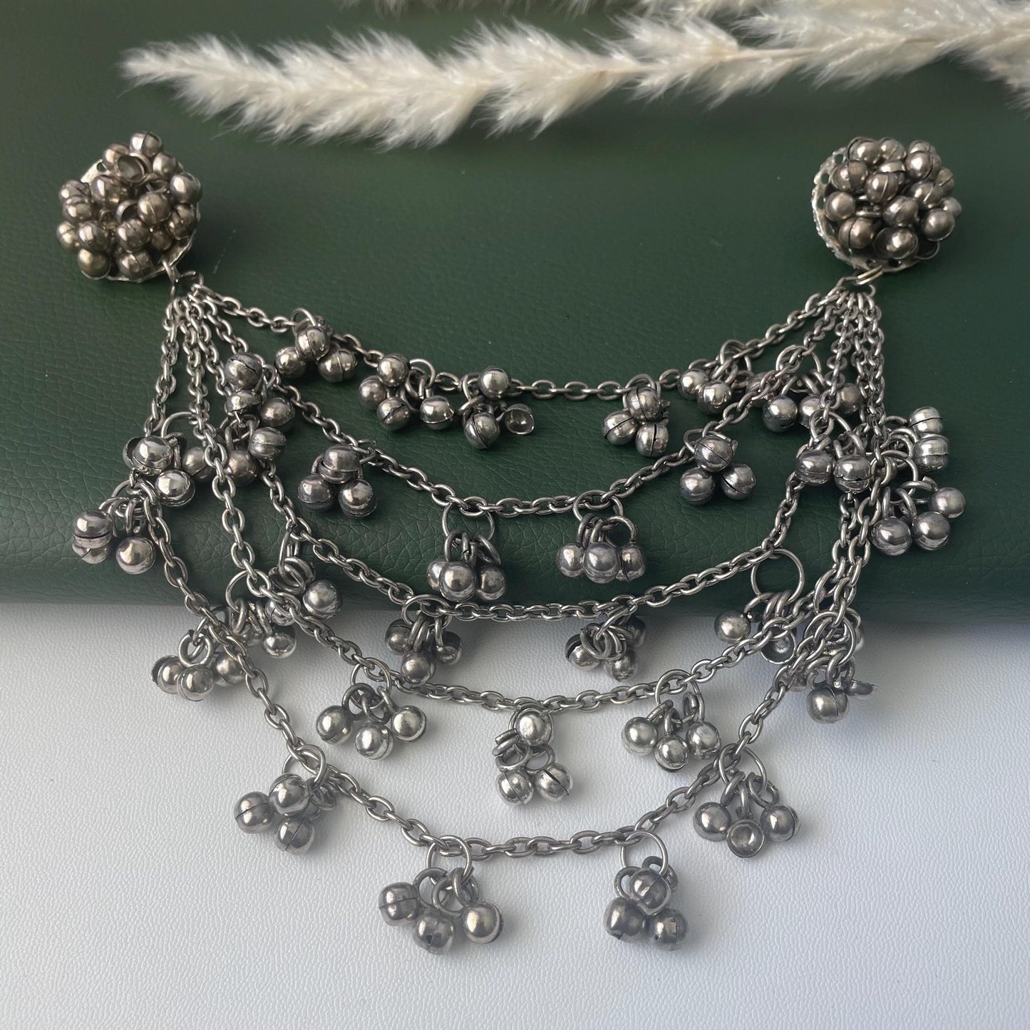 Oxidized Ghungroo Hair accessory: Bollywood Accessory
