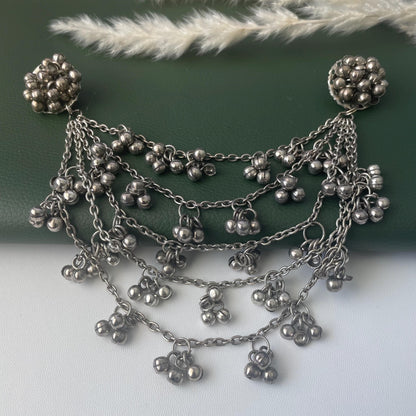 Oxidized Ghungroo Hair accessory: Bollywood Accessory