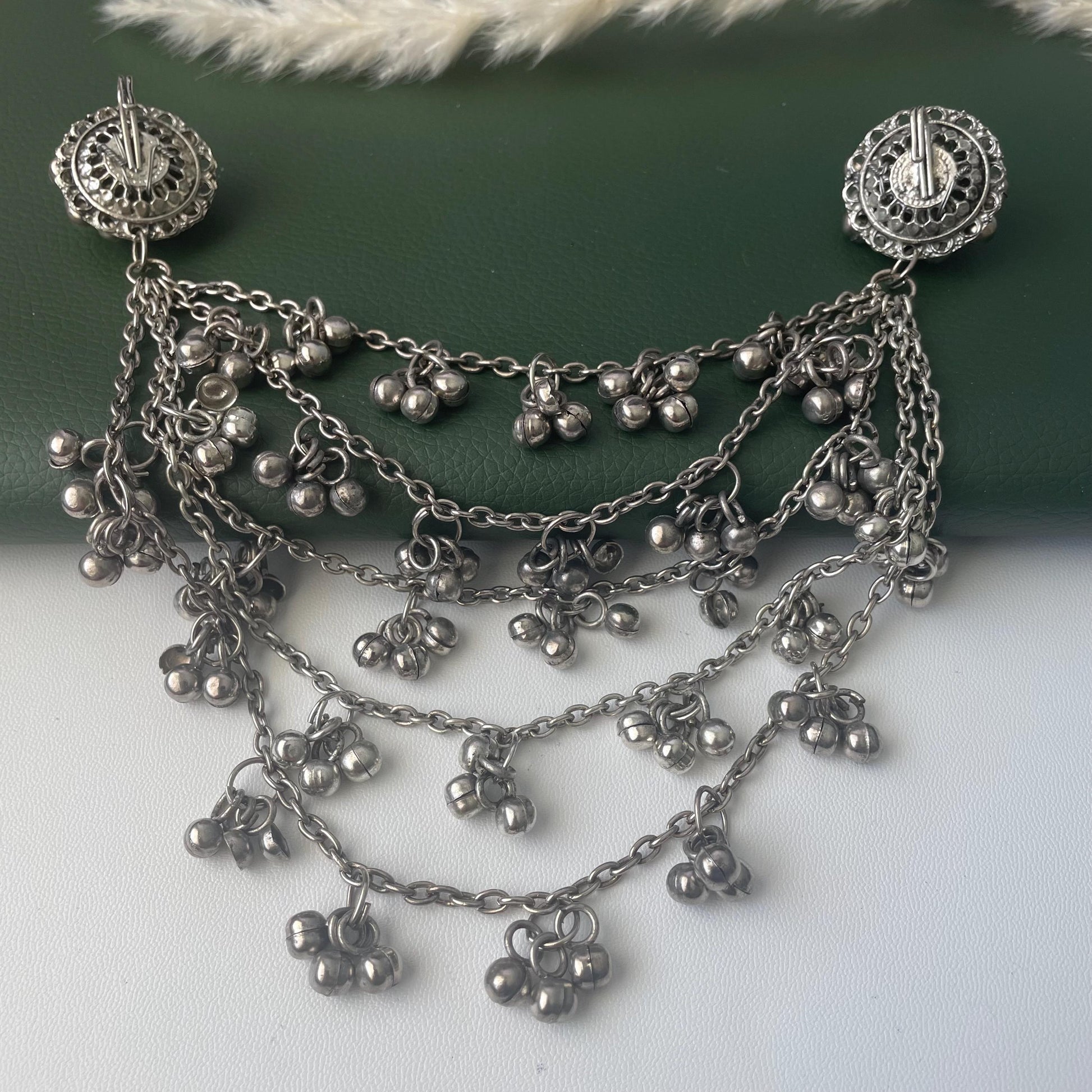 Oxidized Ghungroo Hair accessory: Bollywood Accessory