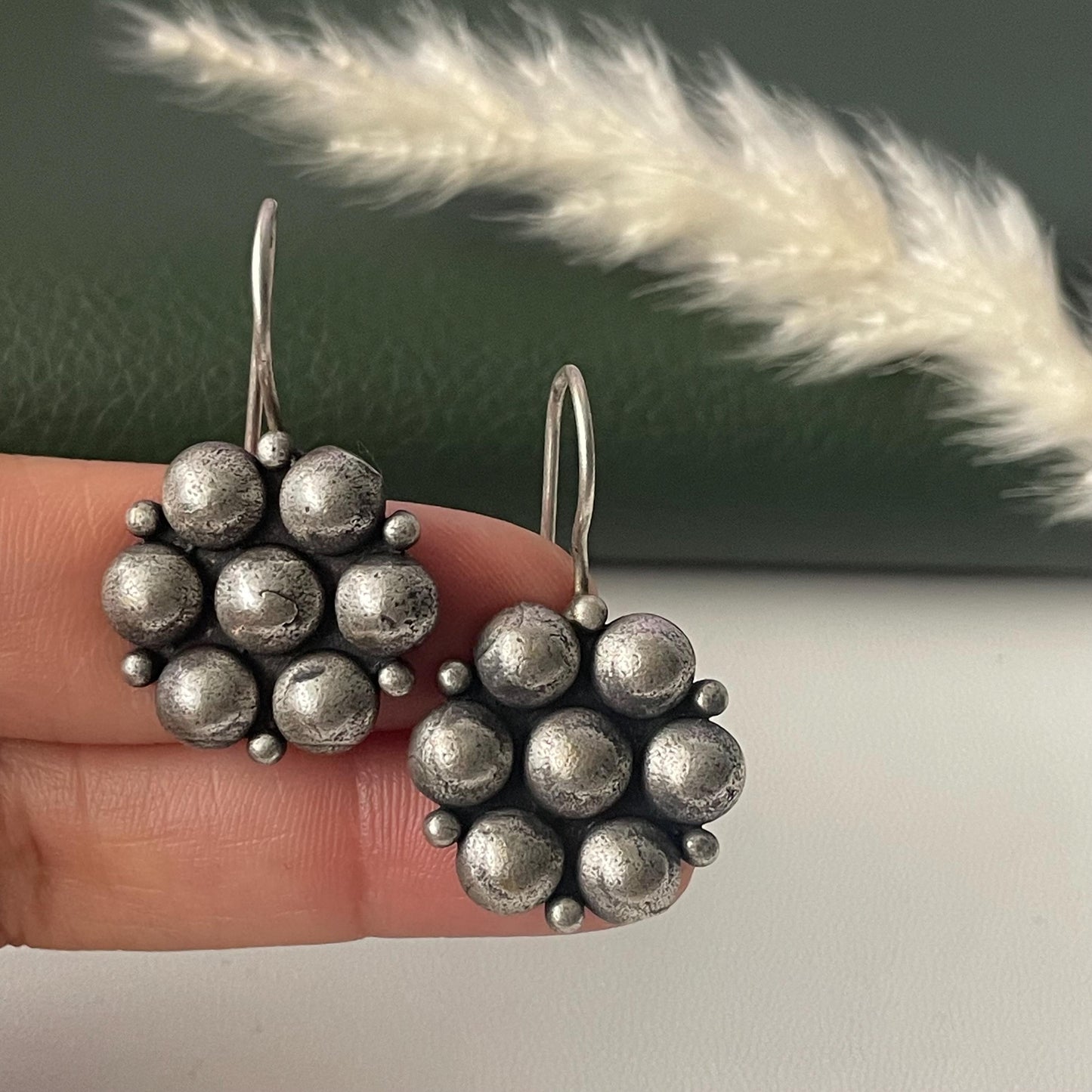 Black Oxidised danglers