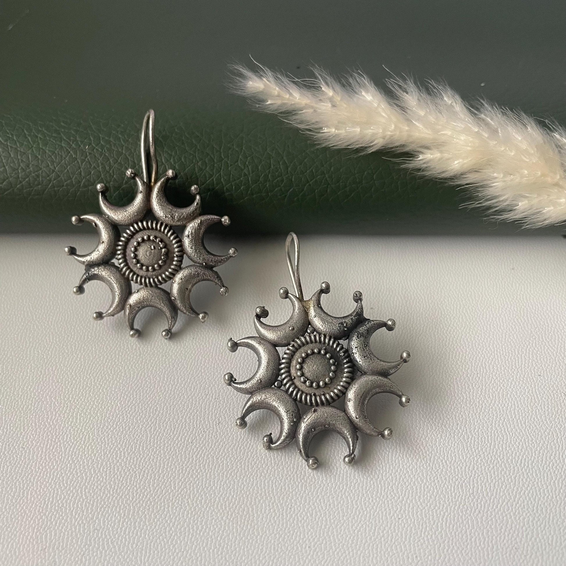 Black Oxidised danglers