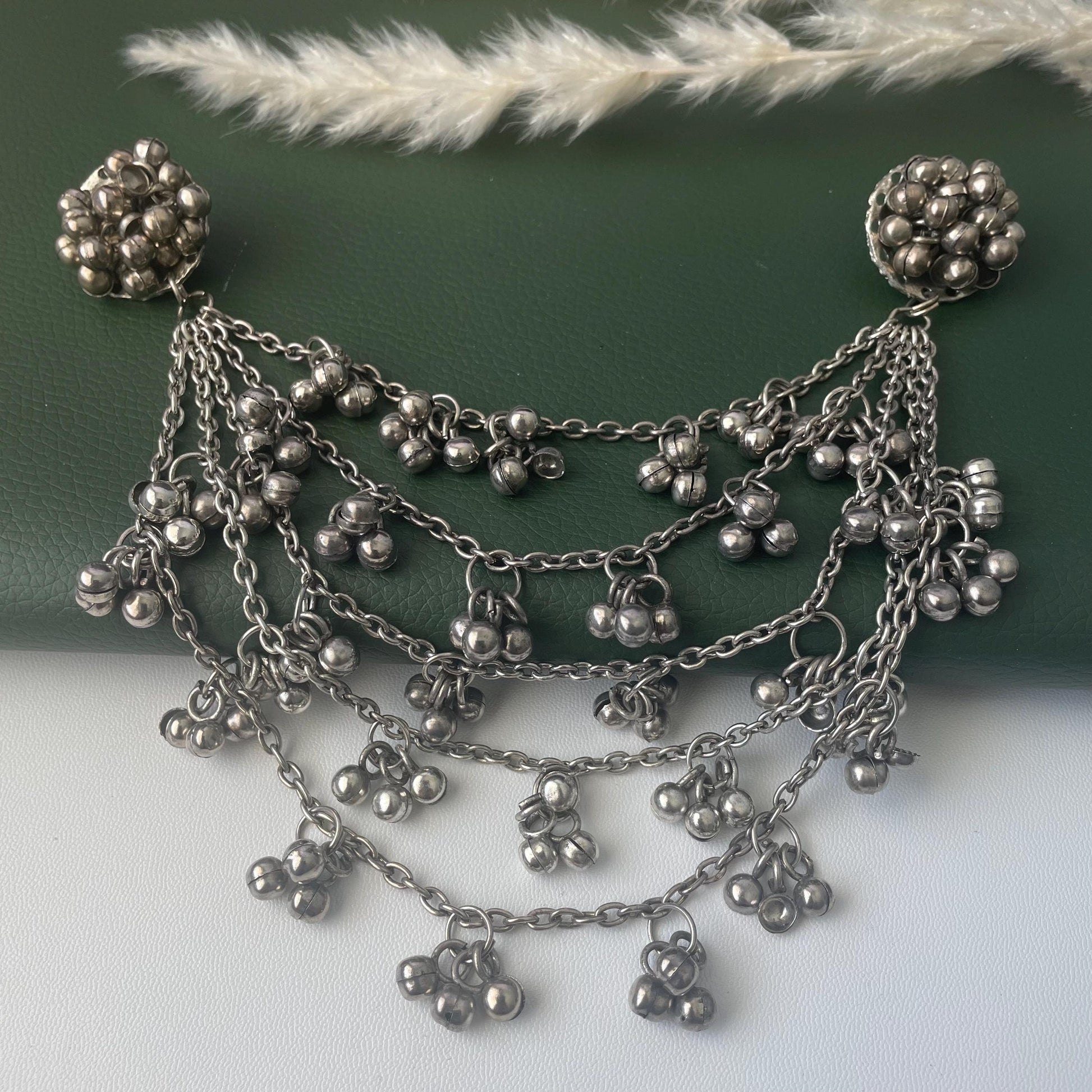 Oxidized Ghungroo Hair accessory: Bollywood Accessory