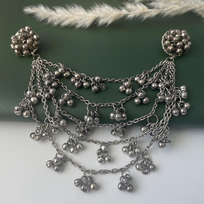 Oxidized Ghungroo Hair accessory: Bollywood Accessory