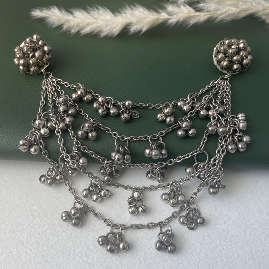 Oxidized Ghungroo Hair accessory: Bollywood Accessory