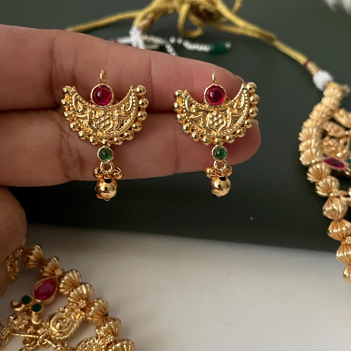 Kolhapuri Saaj Necklace: Marathi Bridal Jewelry