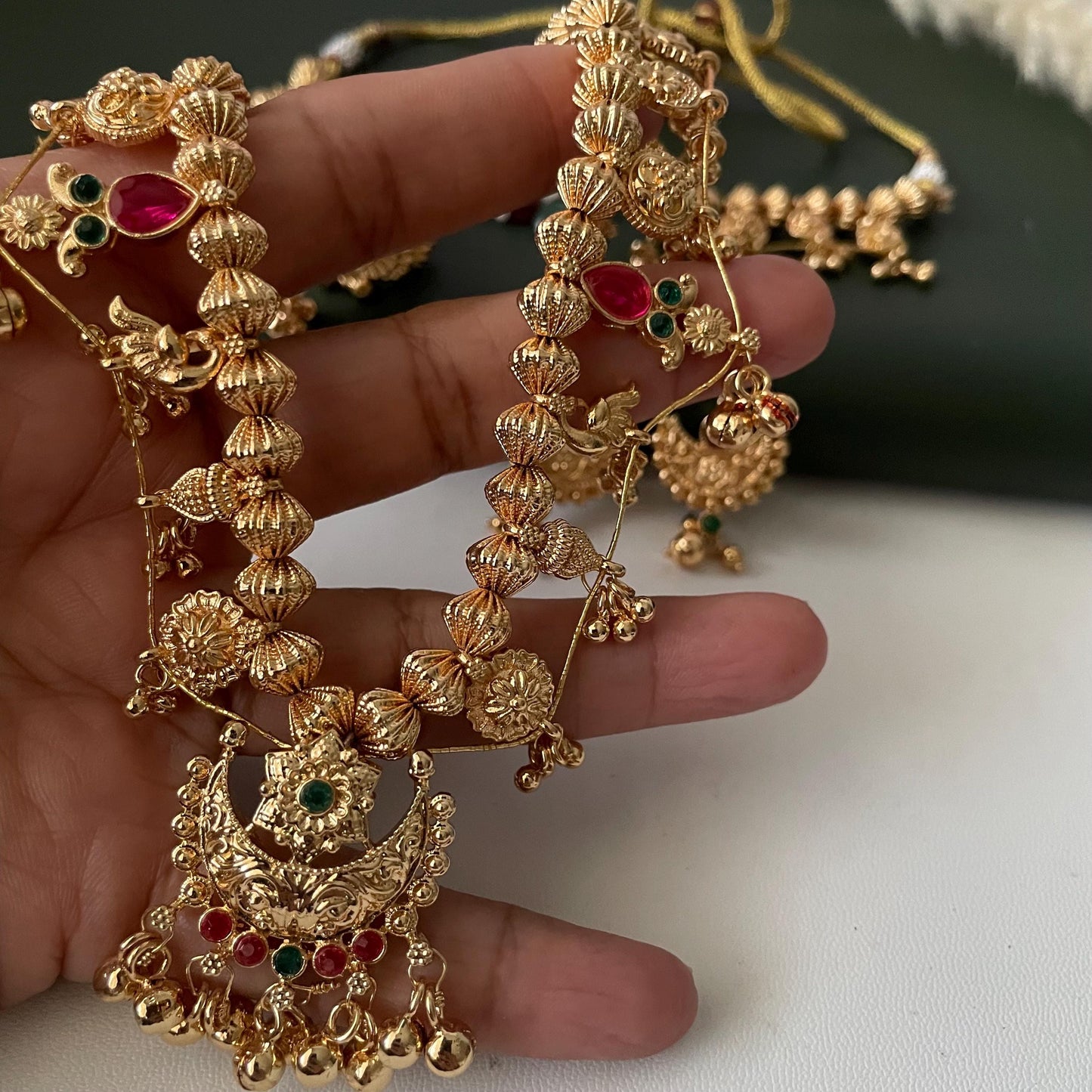 Kolhapuri Saaj Necklace: Marathi Bridal Jewelry