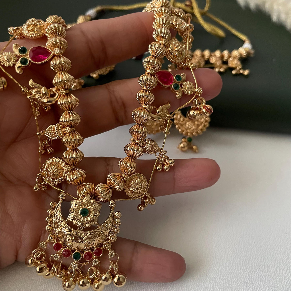 Kolhapuri Saaj Necklace: Marathi Bridal Jewelry