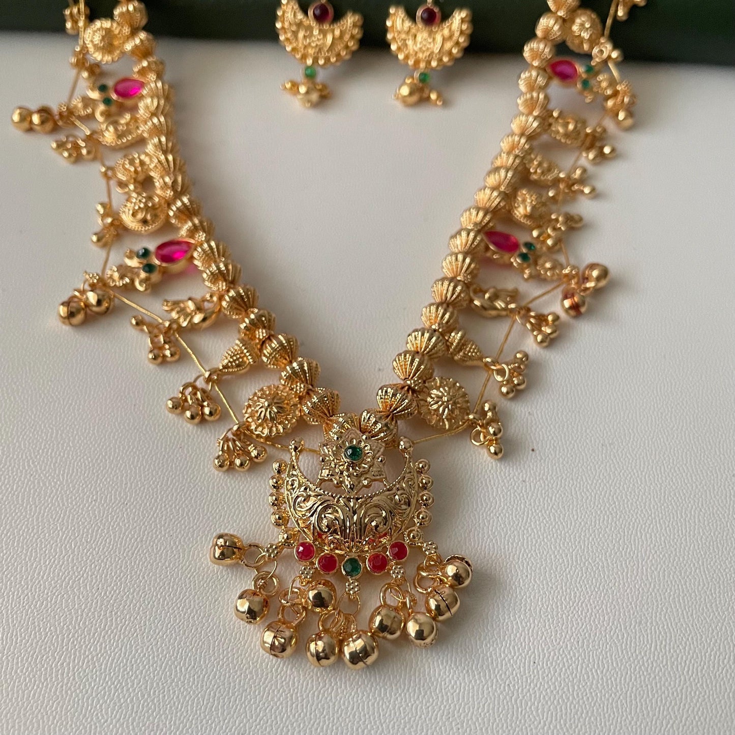 Kolhapuri Saaj Necklace: Marathi Bridal Jewelry