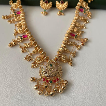 Kolhapuri Saaj Necklace: Marathi Bridal Jewelry