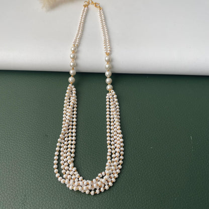 Pearl mala : Multisrand pearl necklaces
