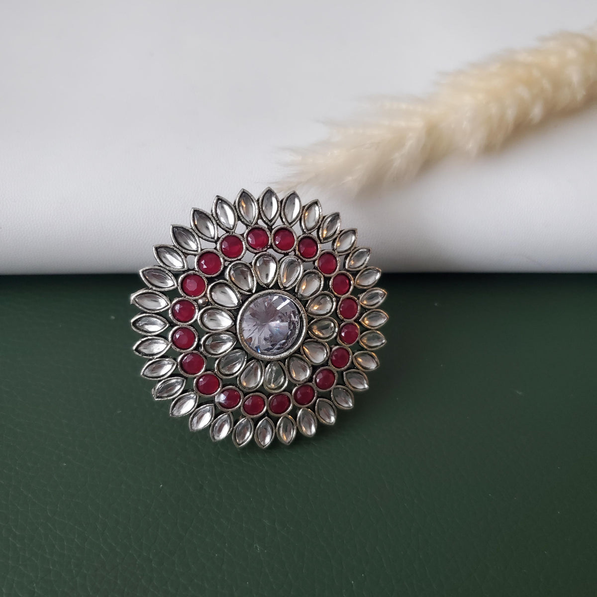 Big Oxidised ring | Silver Oxidised big ring | oxidized | oversized ring