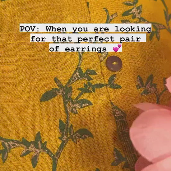Custom Made Fabric Earrings: Matching Jewelry, Made to Order