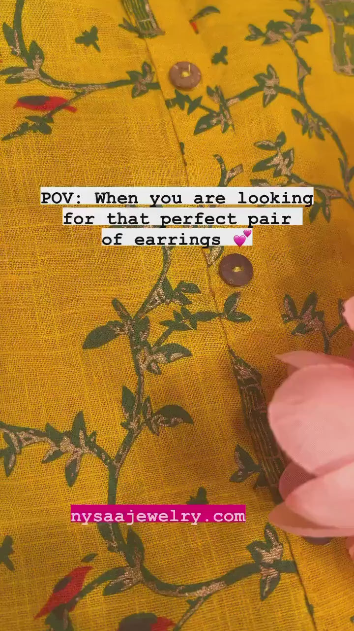 Custom Made Fabric Earrings: Matching Jewelry, Made to Order