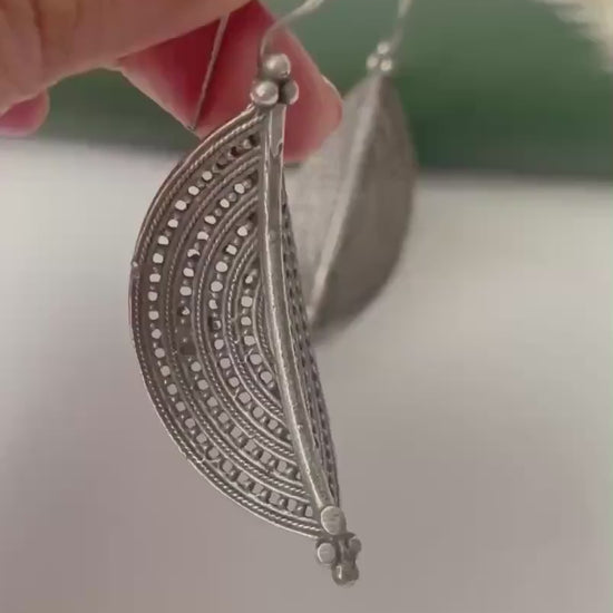 Black Oxidised danglers