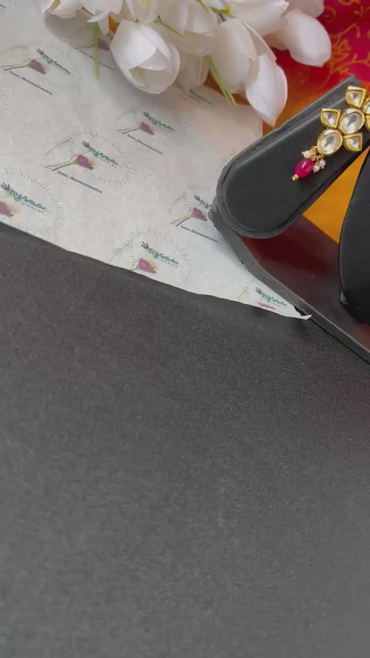 Kundan Choker Necklace Set: Indian Bollywood Bridal Jewelry