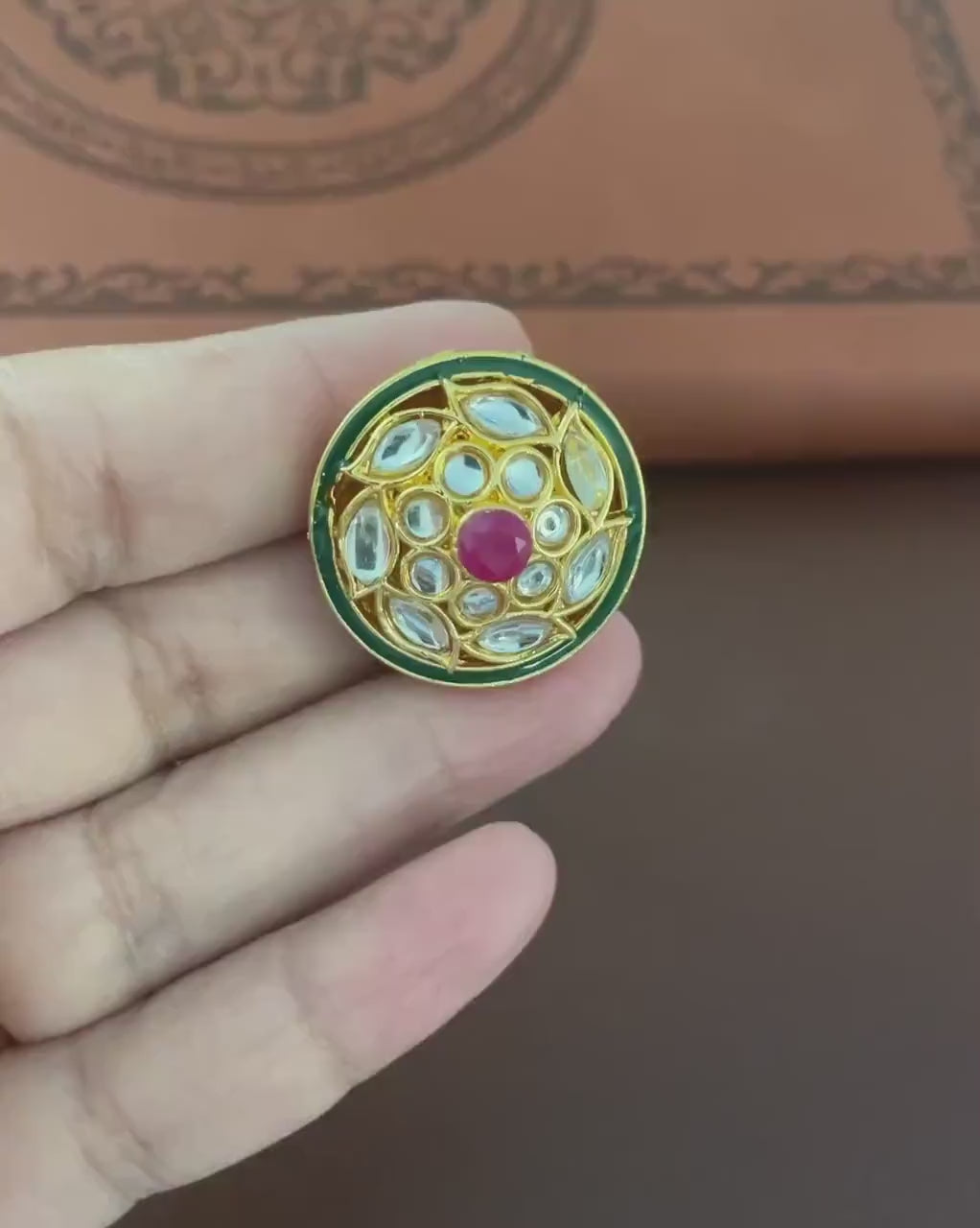 Rajasthani Borla | Head bore | Gold plated kundan  borla | hair accessories | oxidized rajputi jewelry