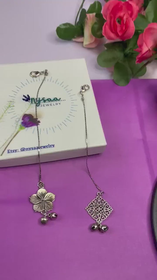 Oxidized Maang Tikka for Little Girls: Indian Head Jewelry