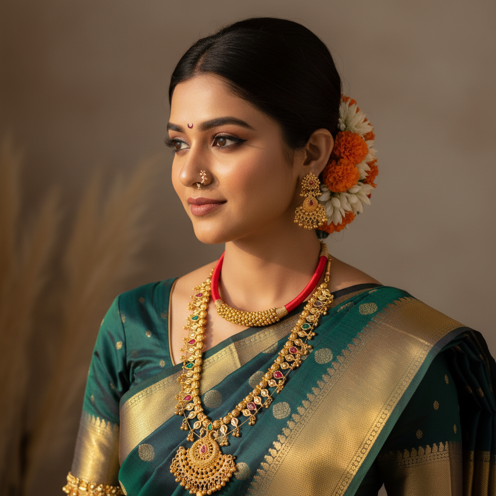 referance thushi and kolhapuri saaj from my image library